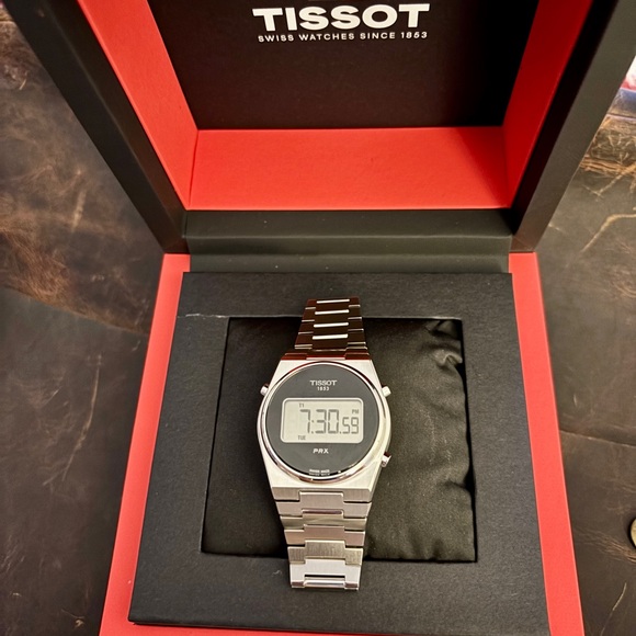 Tissot PRX Digital 35mm Black Dial Watch - Picture 1 of 4